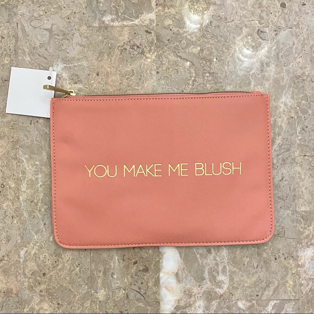 You Make Me Blush Cosmetic Bag